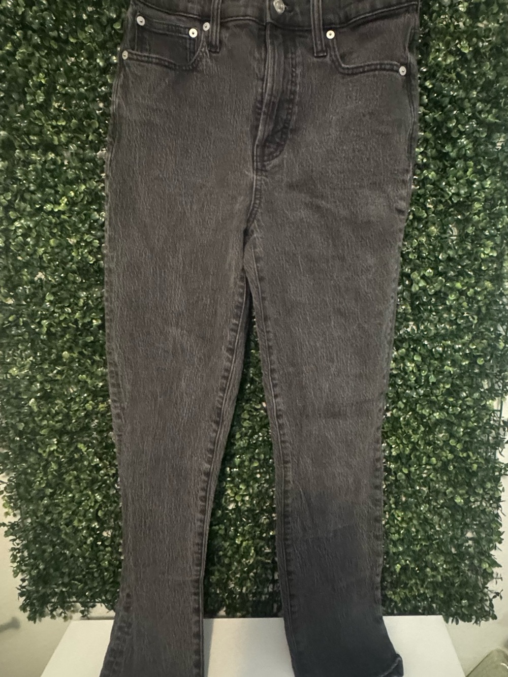 Madewell Women's Skinny Jeans in Washed Black